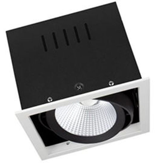 Picture of Osram LED Spot Multi 1 x 30W 4000K FL White/Black (Sold as 4)