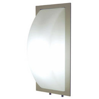 Picture of EX1847B Rectangular Wall Light (Suits 20w E27 compact fluorescent lamp)