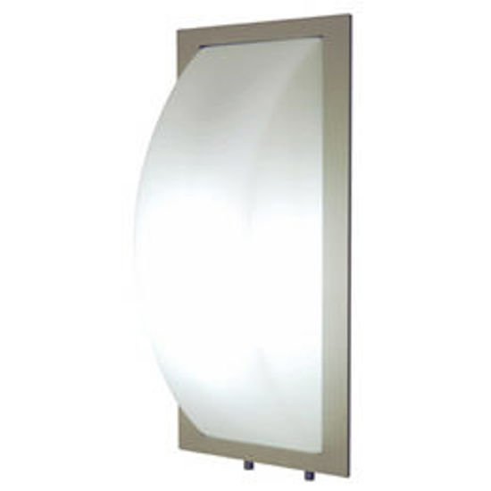 Picture of EX1847B Rectangular Wall Light (Suits 20w E27 compact fluorescent lamp)