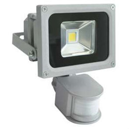 Picture of LED 20W Weatherproof Floodlight with Sensor - Silver