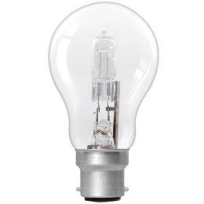 Picture of 75W=53W BC Clear GLS Halogen Light Globes (4 Pack)
