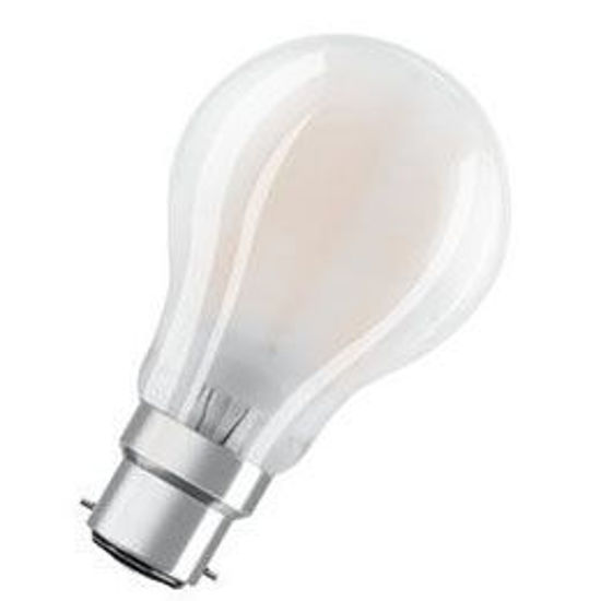 Picture of Osram LED Classic A GLS Shape Filament 7W B22D Warm White Frosted Globes (Sold as 10)