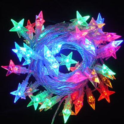 Picture of Multi Colour LED String Light Set with Star Cover (10 meters & 20 meters)