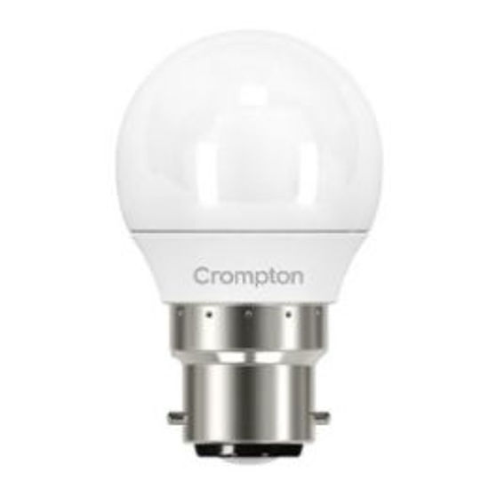 Picture of 3.4W 6500K LED Fancy Round Globes (10 Pack)