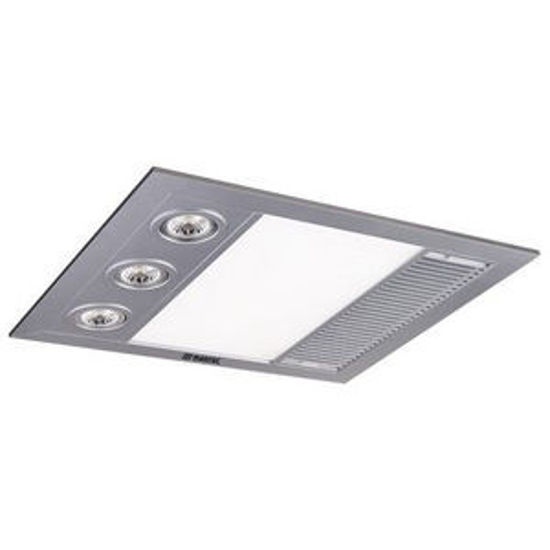 Picture of Martec Profile Plus LED 2 Heat 3 in 1 Bathroom Heater with High Extraction Exhaust Fan
