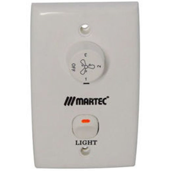 Picture of Martec Lifestyle 3 Speed Wall Control and Light Switch