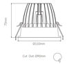 13w-round-recessed-warm-whie-cool-white-50-deg-led-downlights