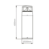 12w-600mm-ip65-led-outdoor-bollard-light