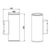 12w-led-ip65-up-down-wall-light