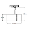 13w-36deg-dim-1cct-cri90-white-colour-led-track-light