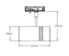 13w-36deg-dim-1cct-cri90-black-colour-led-track-light