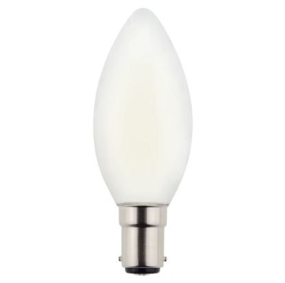 Picture of LEDVANCE Truwave LED Classic B Dimmable Lamps Frosted 4W B15 Warm White (Sold as 10)