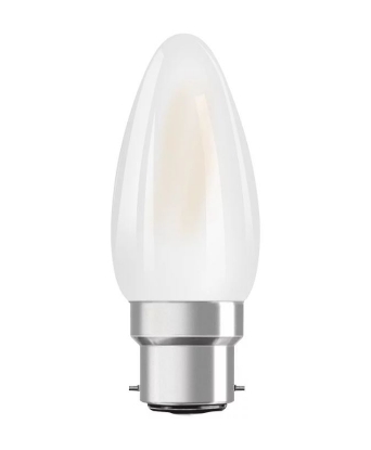 Picture of LEDVANCE Truwave LED Classic B Dimmable Lamps Frosted 4W B22 Warm White (Sold as 10)