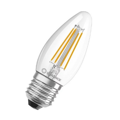 Picture of LEDVANCE Truwave LED Classic B Dimmable Lamps Clear 4W E27 Warm White (Sold as 10)