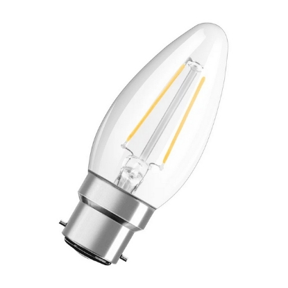 Picture of LEDVANCE Truwave LED Classic B Dimmable Lamps Clear 4W B22 Cool White (Sold as 10)