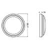 Picture of LEDVANCE IP65 15W Round LED Bulkhead (Sold As 10)
