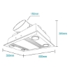 Picture of Martec Linux DC 3-in-1 Bathroom Heater with 1000W Heat Tube, 600m³/hr DC Exhaust & Tricolour LED