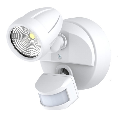 Picture of Martec Bandit 12W LED Outdoor Flood Light CCT IP54 Single Spot with Sensor Matt Black Colour (Sold as 4)