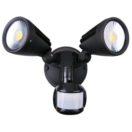 Picture of Martec Fortress II Double Spot 2x 15W Tricolour LED Security Light White colour (Sold as 3)