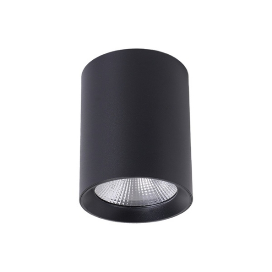 Picture of Martec Paco 15W 120mm Dia LED Downlight Tricolour Surface Mount Matt Black Finish (Sold as 2)